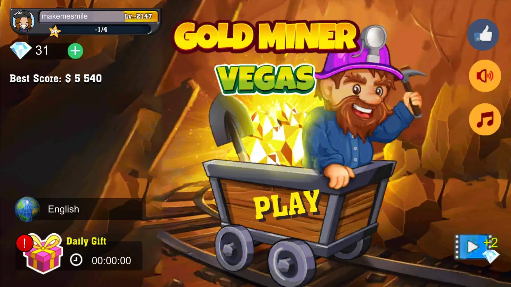 Gold Miner Vegas Screenshots