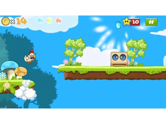 Ảnh chụp màn hình của Mega Chick Run Adventure iPad 