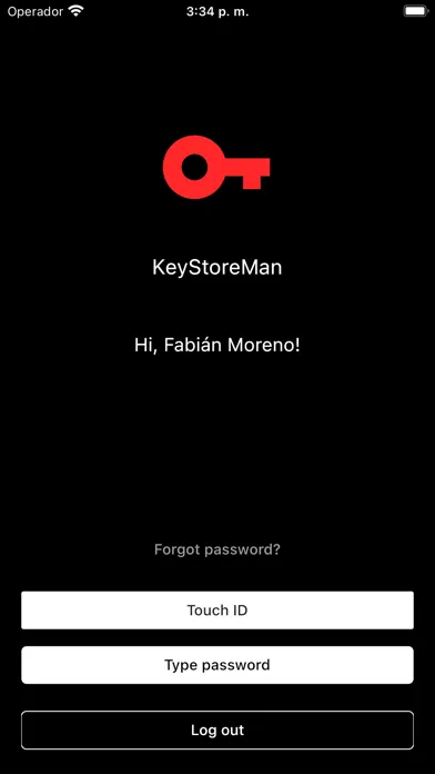Capturas de tela do KeyStoreMan • Passwords safe