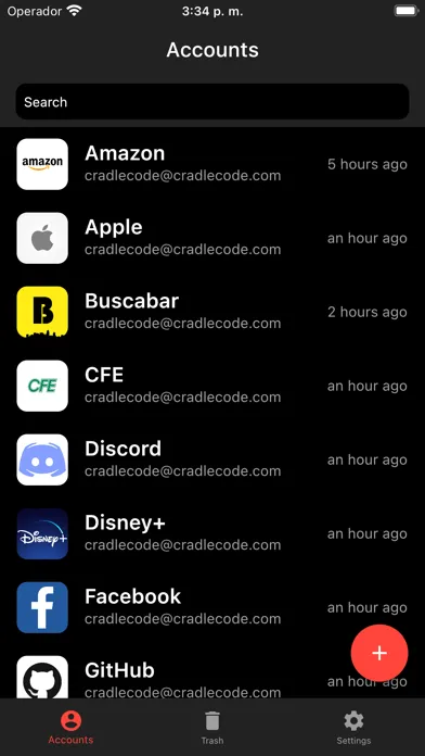 Capturas de tela do KeyStoreMan • Passwords safe