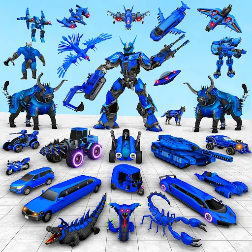 Bull Robot Car Game:Robot Game スクリーンショット