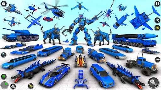 Bull Robot Car Game:Robot Game スクリーンショット