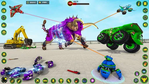 Bull Robot Car Game:Robot Game スクリーンショット