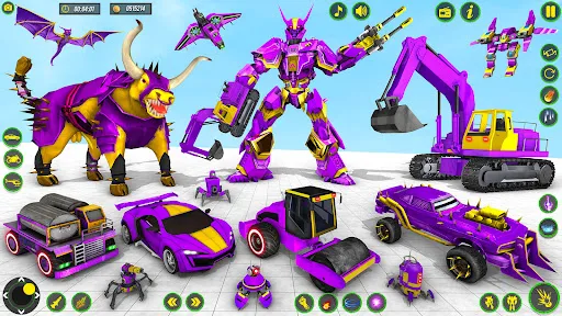 Bull Robot Car Game:Robot Game スクリーンショット