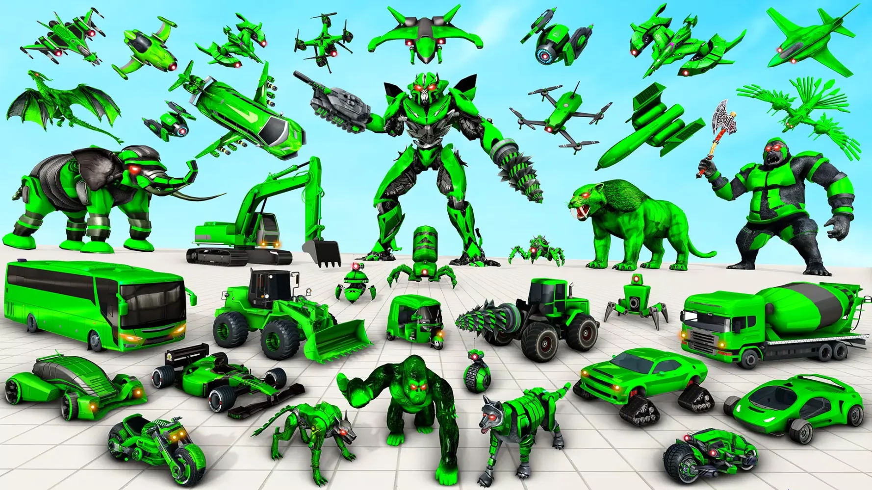 Zrzuty ekranu Multi Animal Robot
