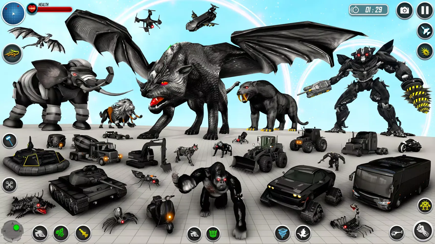 Zrzuty ekranu Multi Animal Robot