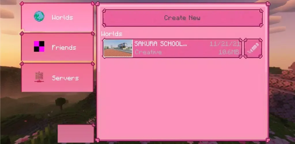 Sakura Pink Craftsman Craft 스크린샷