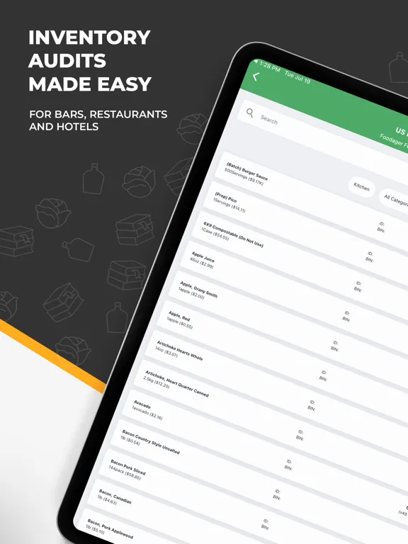 Ảnh chụp màn hình của Craftable Inventory iPad 