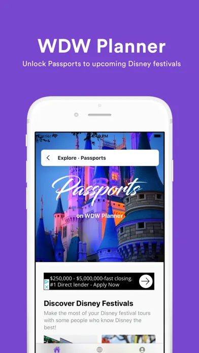 WDW Planner Screenshots
