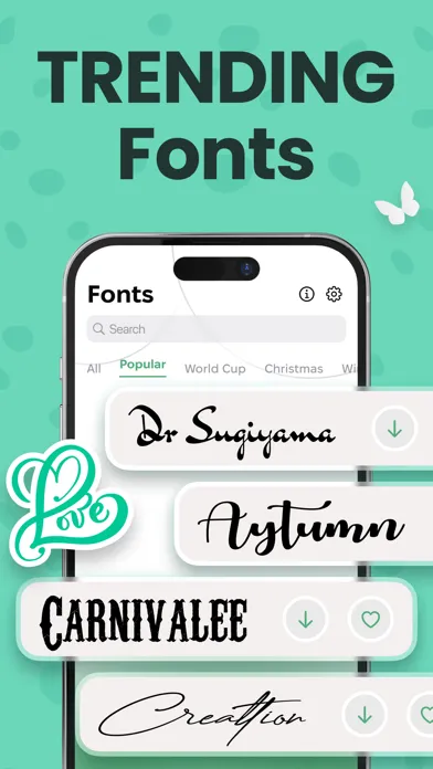 Tangkapan layar Cut Studio Design & Fonts