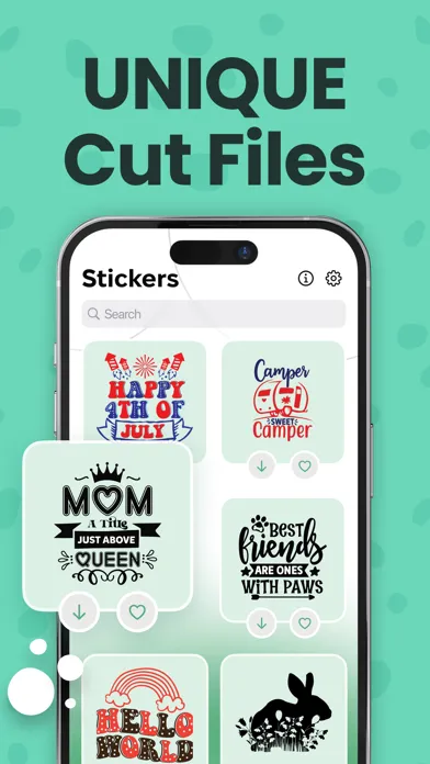 Tangkapan layar Cut Studio Design & Fonts