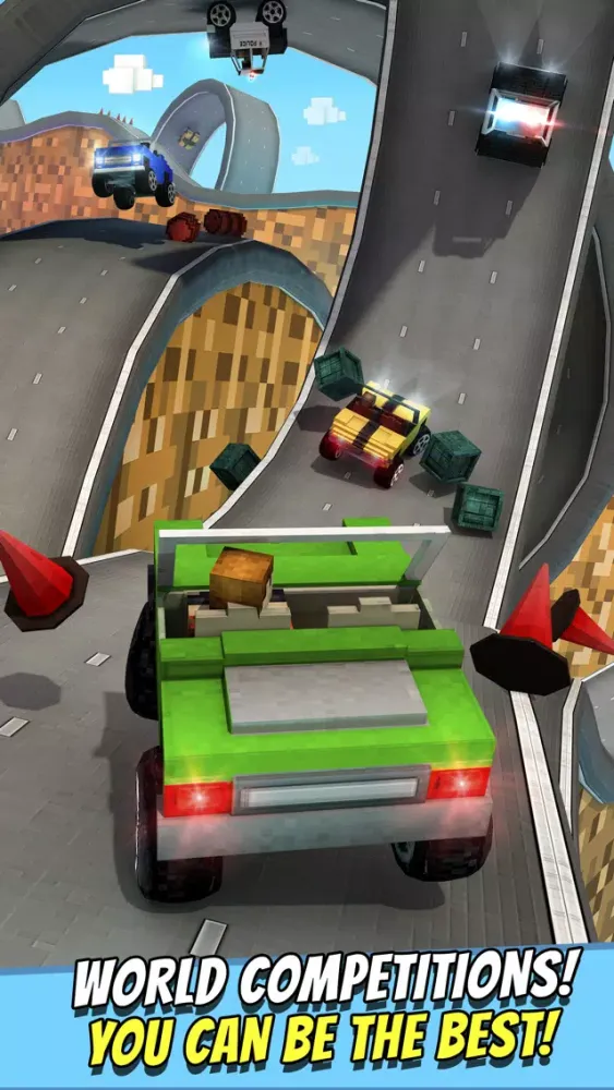 Crafting Cars . Free Hill Car Racing Game For Kids Ekran Görüntüleri
