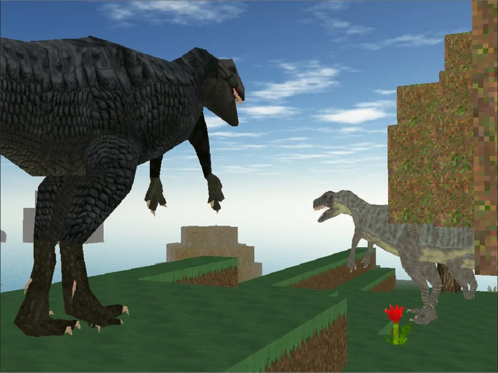 Tangkapan skrin Jurassic craft - dino hunter