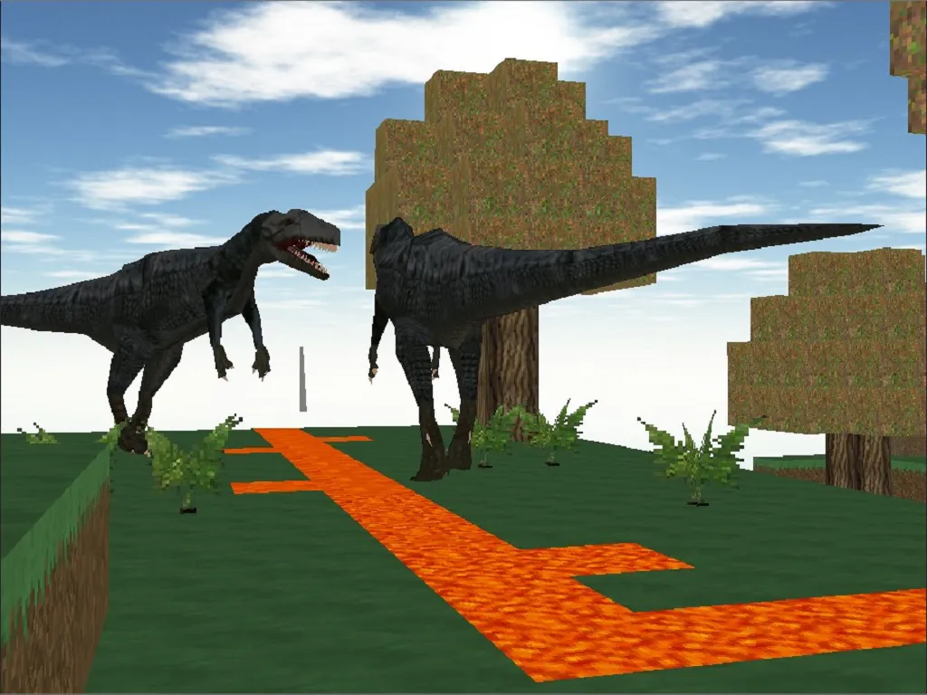 Tangkapan skrin Jurassic craft - dino hunter