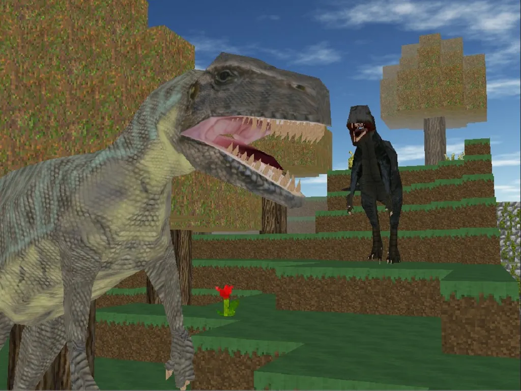 Tangkapan skrin Jurassic craft - dino hunter