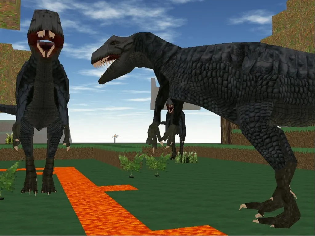Tangkapan skrin Jurassic craft - dino hunter
