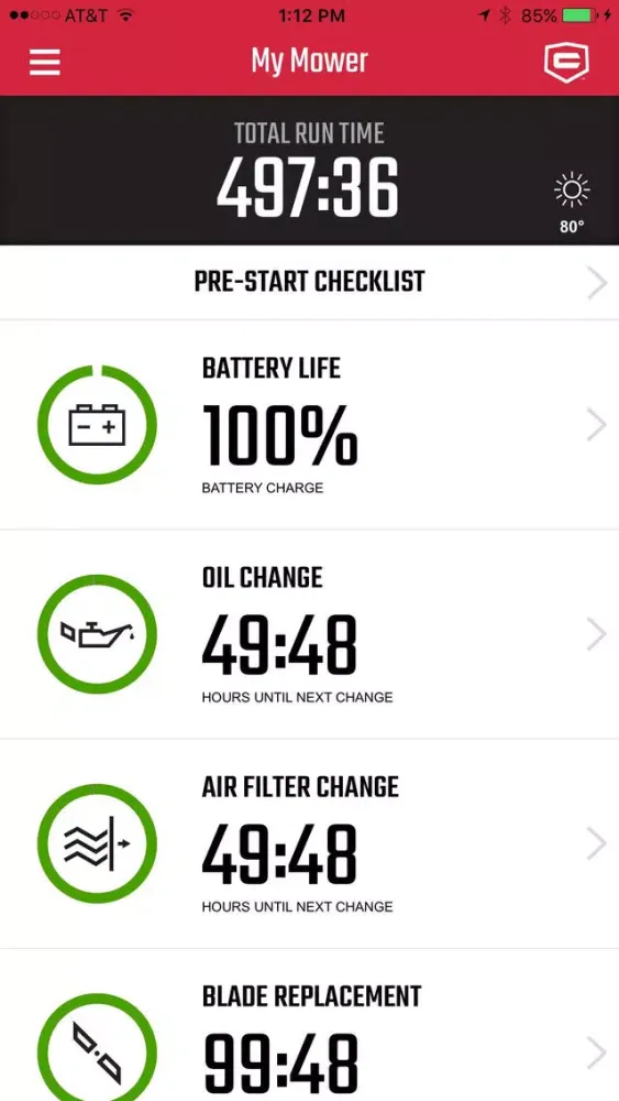 Craftsman Smart Lawn سکرین شاٹس