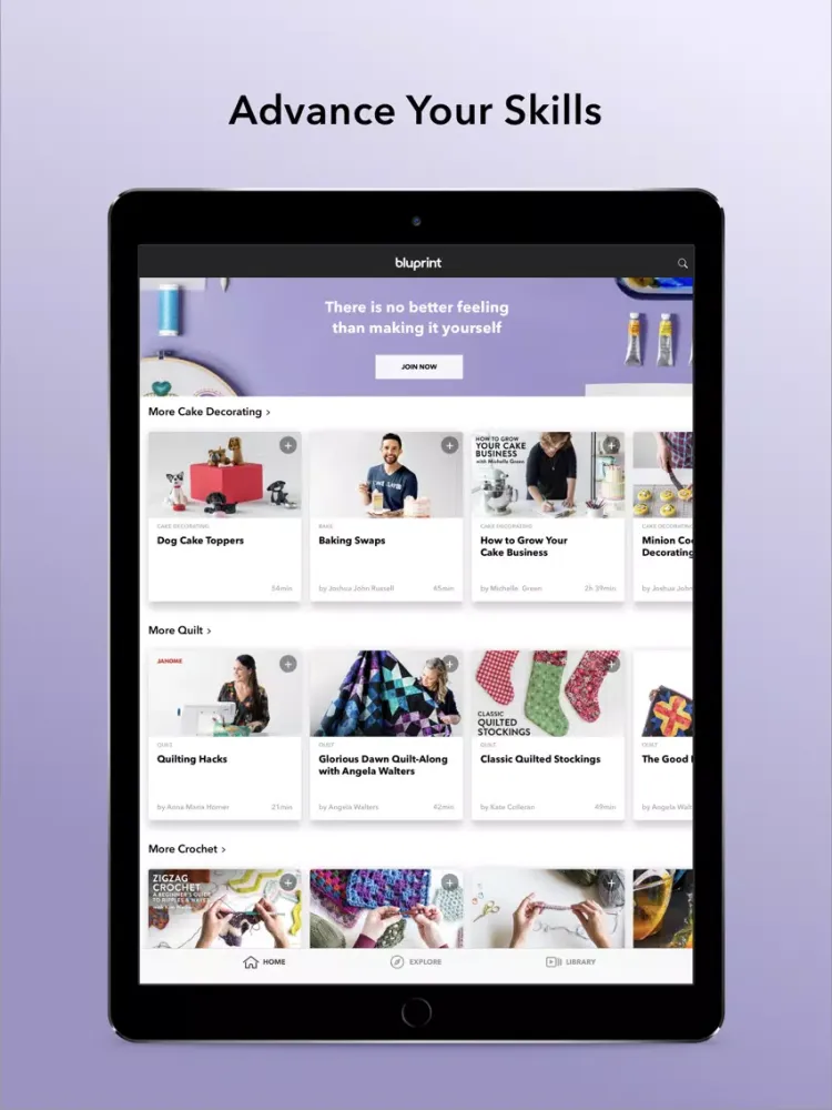 Bluprint: Watch + Learn iPad 应用截图