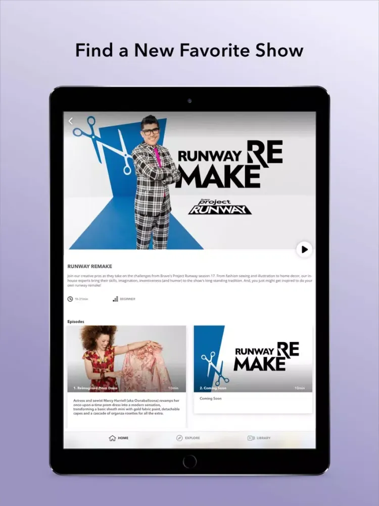 Bluprint: Watch + Learn iPad 应用截图