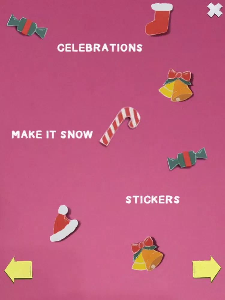 Tangkapan skrin Santa's to do list iPad 