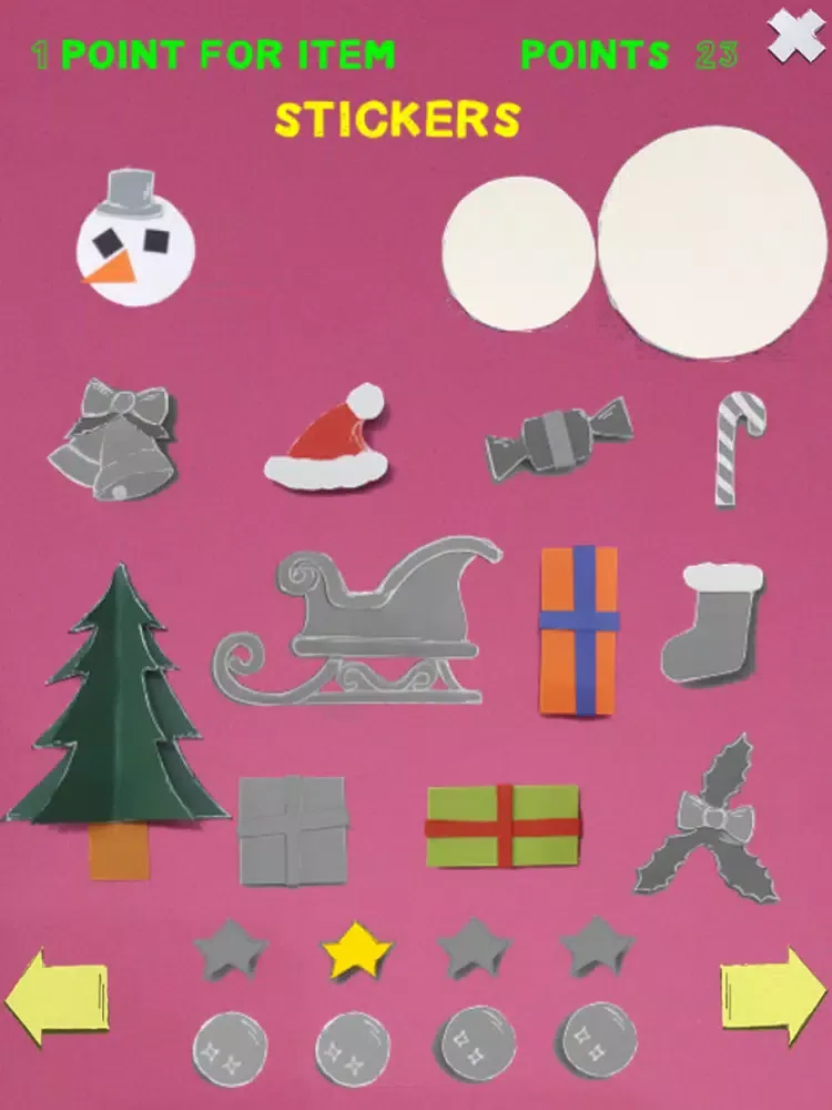 Tangkapan skrin Santa's to do list iPad 