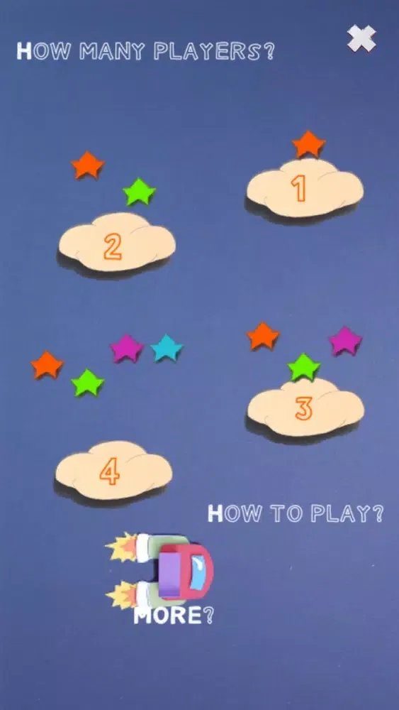 Capturas de tela do Starship Clash