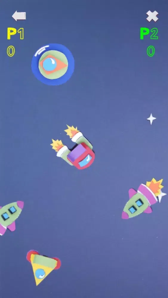 Capturas de tela do Starship Clash