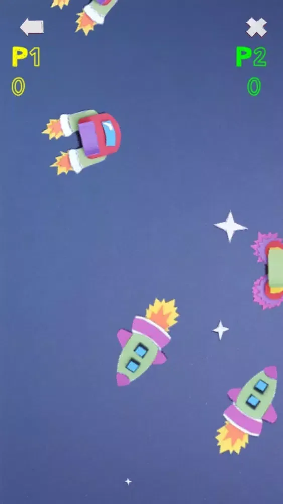 Capturas de tela do Starship Clash