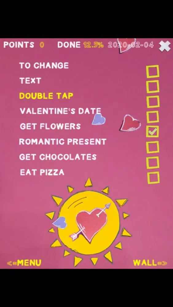 Zrzuty ekranu My 2020 Valentine's