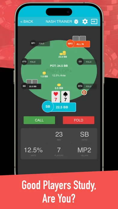 Preflop+ Poker GTO Nash Charts Screenshots