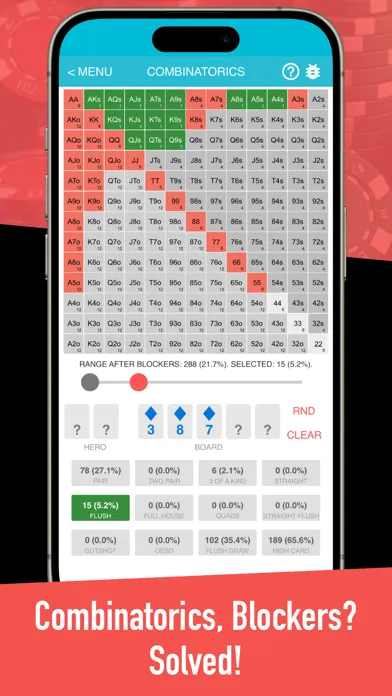 Preflop+ Poker GTO Nash Charts Screenshots