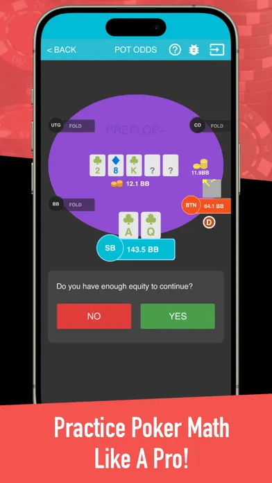 Preflop+ Poker GTO Nash Charts Screenshots