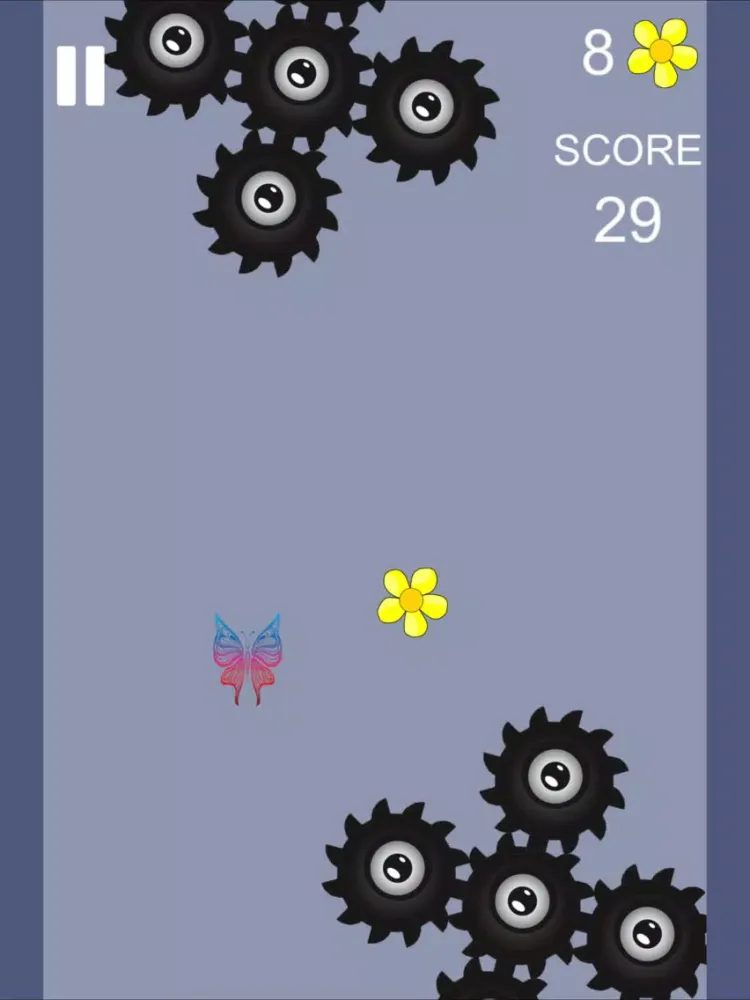 Zrzuty ekranu Climb Up - Fast Tap Tap Butterfly Dash Game iPad 