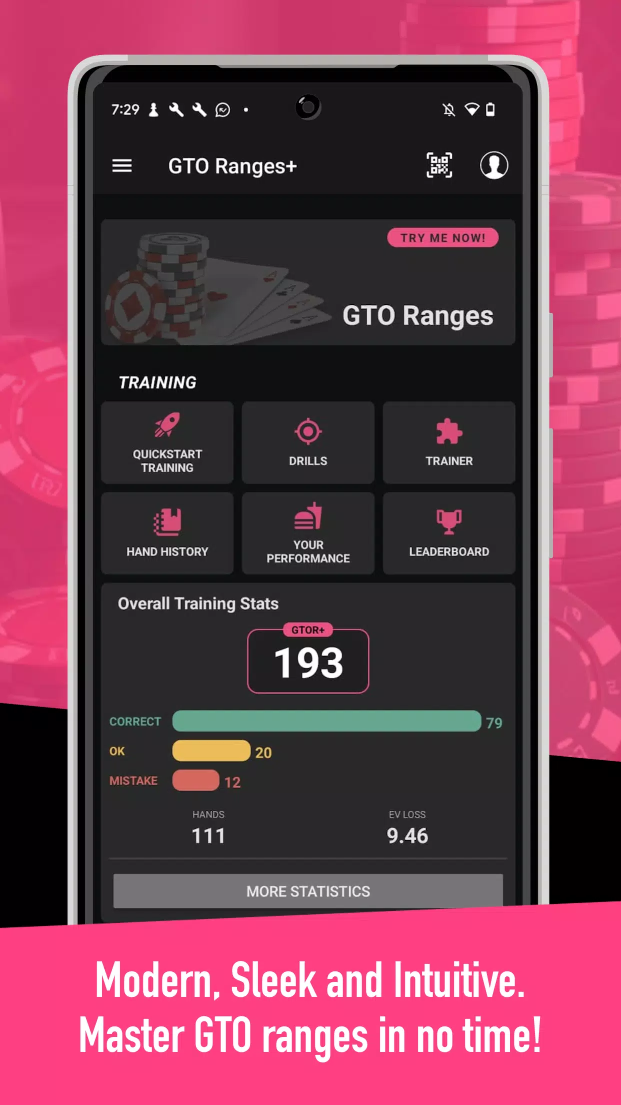 GTO Ranges+ Screenshots