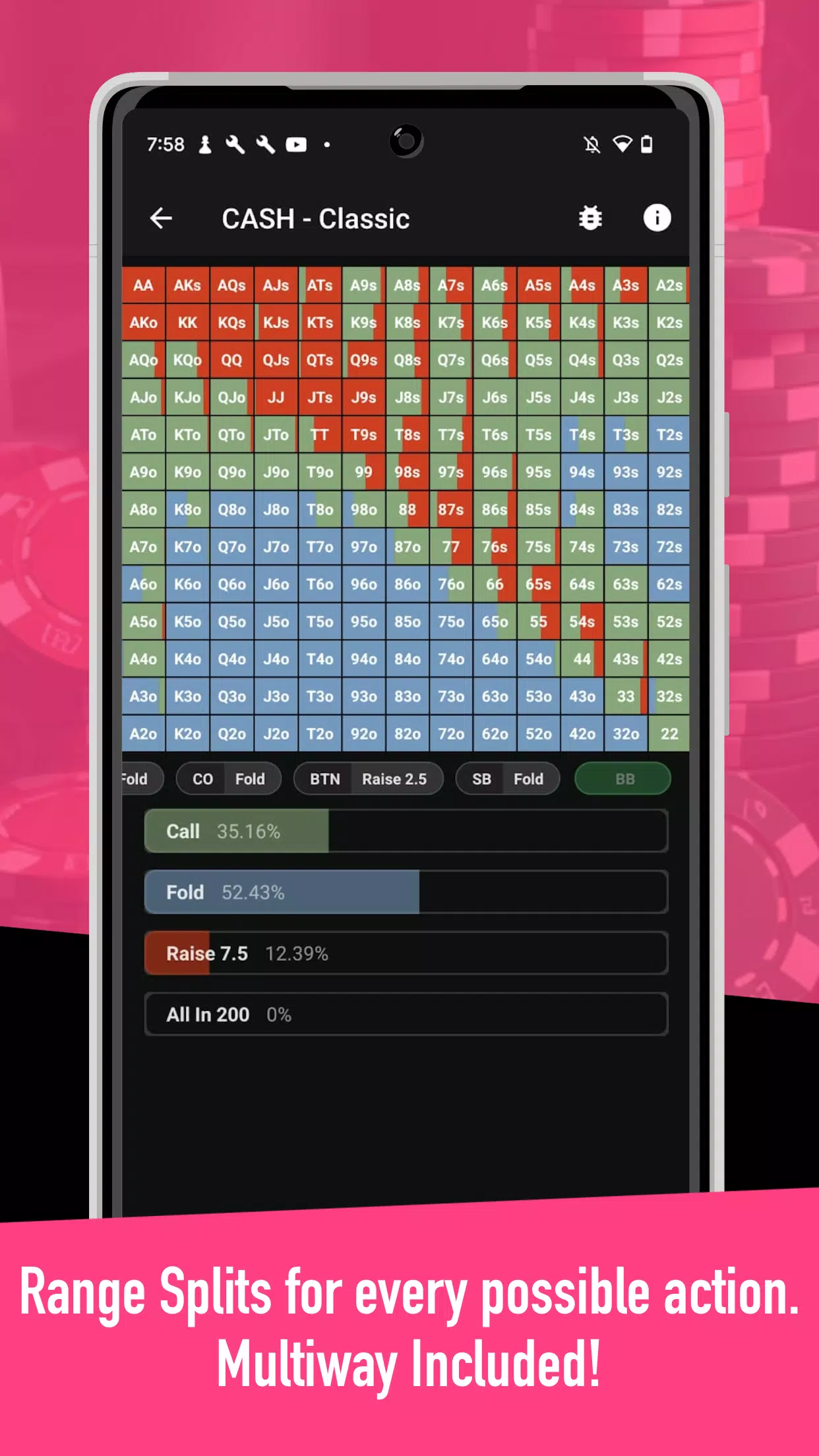 GTO Ranges+ Screenshots