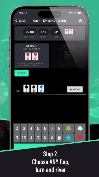 Zrzuty ekranu Poker Solver+ - GTO Lookup