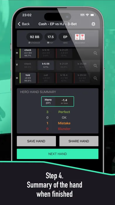 Zrzuty ekranu Poker Solver+ - GTO Lookup