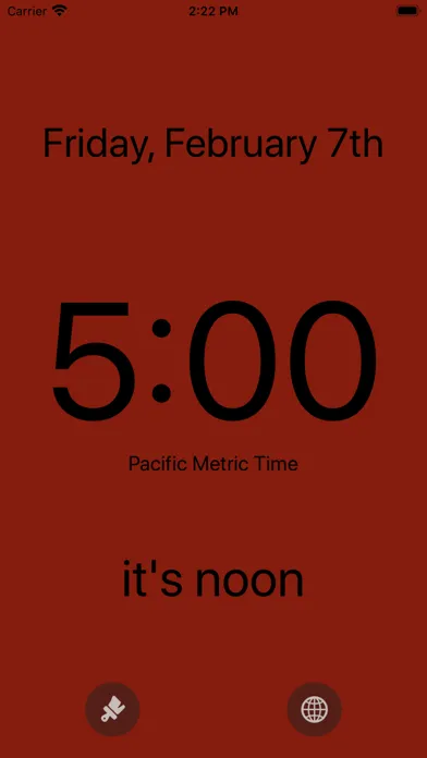 Screenshot di The Metric Clock