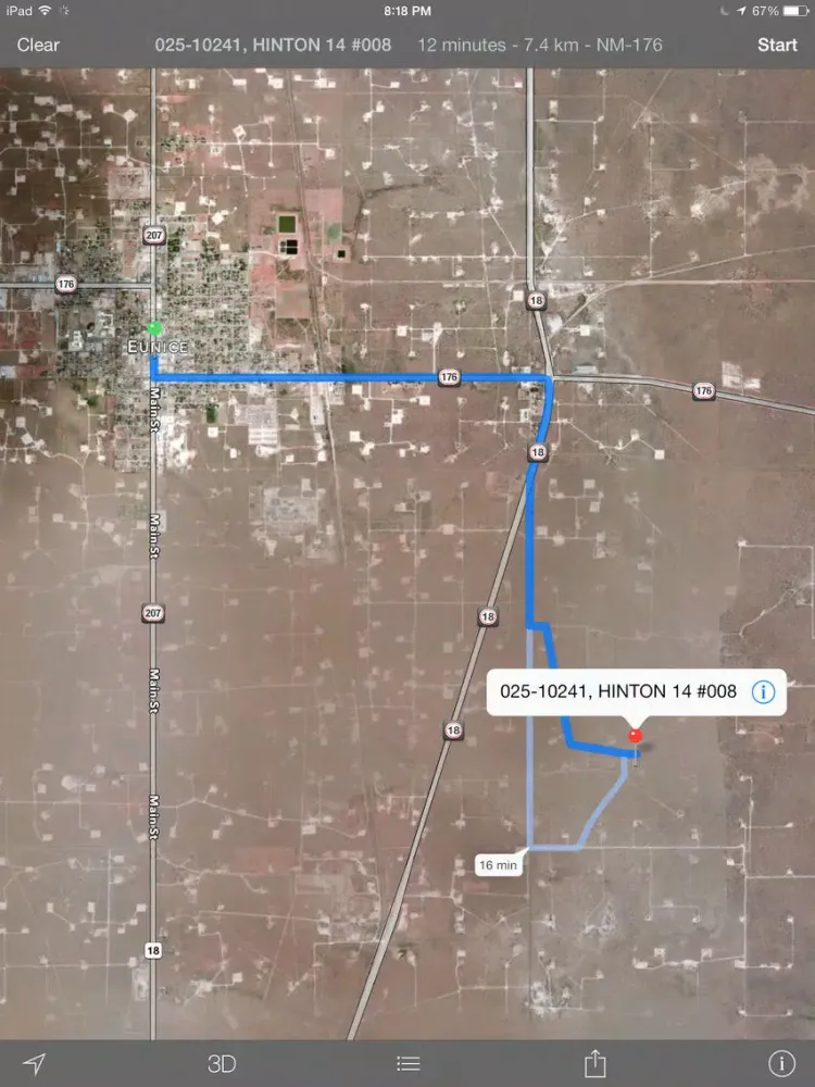 Screenshot di New Mexico Oil and Gas Well Locator iPad 