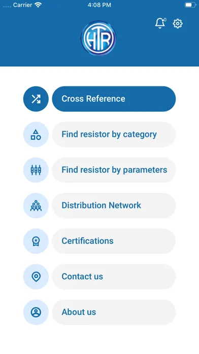 ภาพหน้าจอของ HTR Resistor Finder