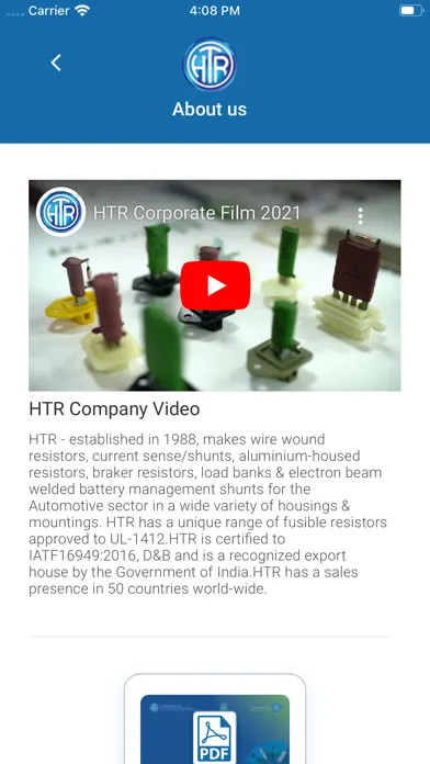 ภาพหน้าจอของ HTR Resistor Finder