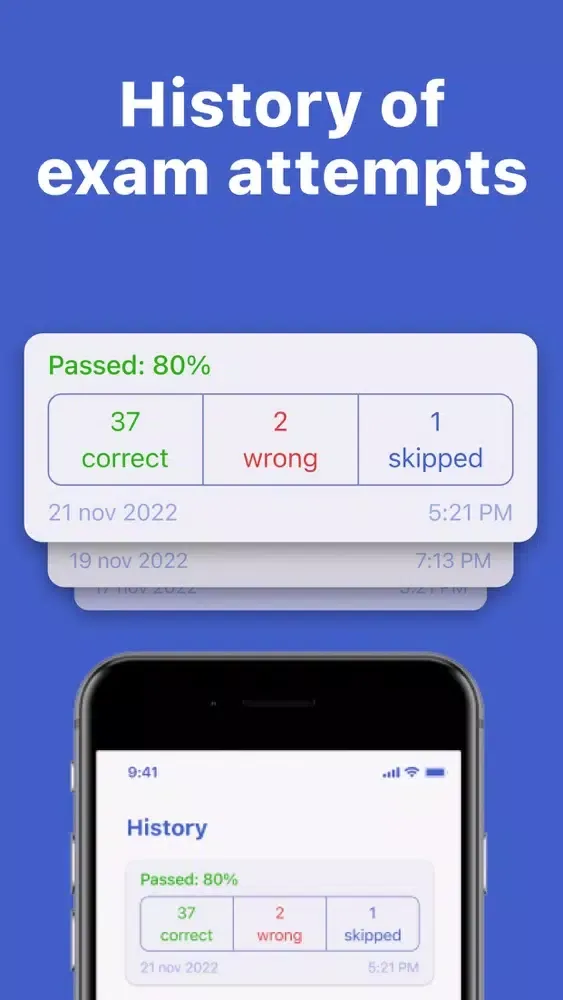 Capturas de tela do DMV Practice Test Permit 2022