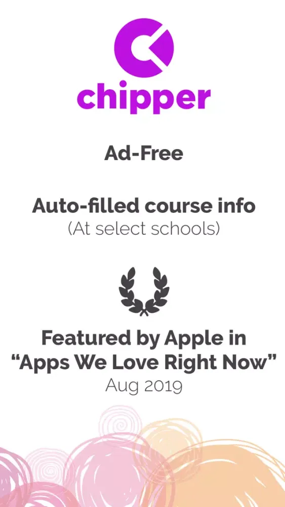 Capturas de tela do Chipper: School Planner
