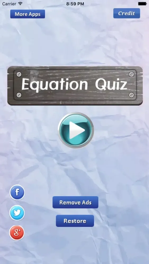Equation Quiz应用截图
