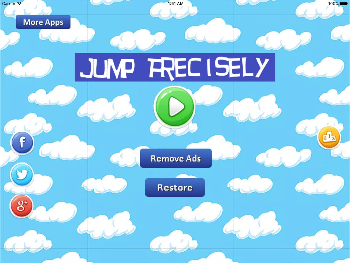 Jump Precisely iPad  स्क्रीनशॉट