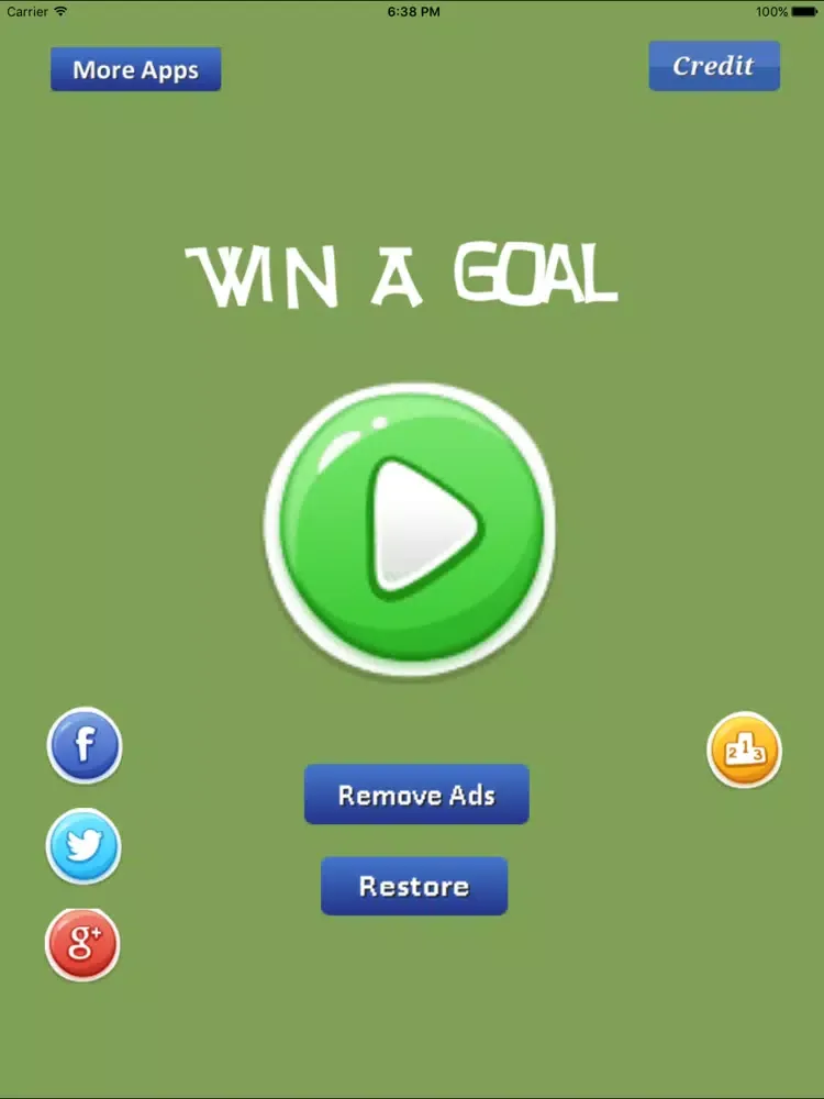 Win A Goal iPad 应用截图