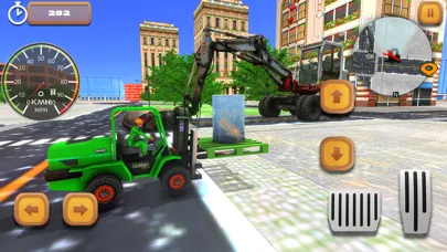 Capturas de tela do Forklift Construction Sim Game