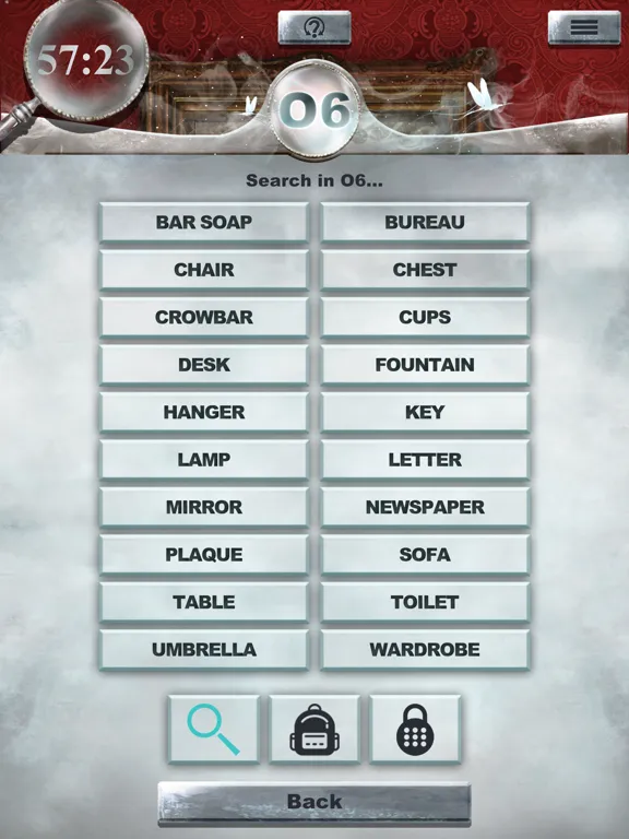 Capturas de tela do Mystery House Companion App iPad 
