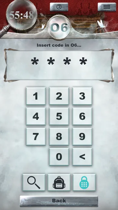 Capturas de tela do Mystery House Companion App