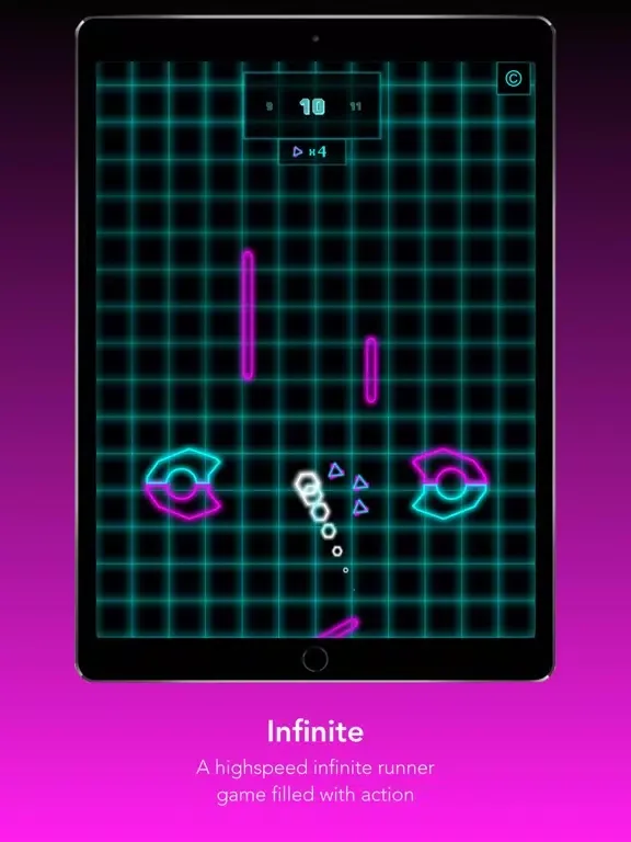 Tangkapan layar Midnight Runner Infinite iPad 